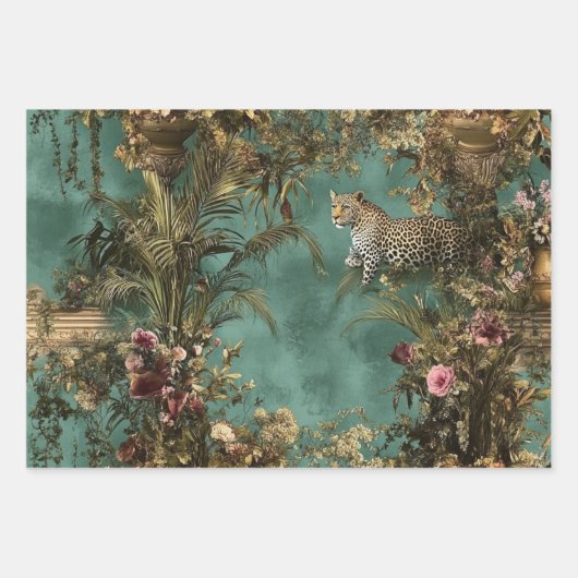 Feuille De Papier Cadeau #2 Scene Ornat Luxuriante Liège (Devant)