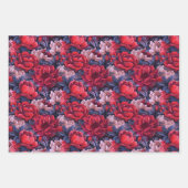 Feuille De Papier Cadeau #39 Motif floral (Devant 3)