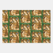 Feuille De Papier Cadeau 3 Joli ange de Noël (Devant 2)