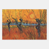 Feuille De Papier Cadeau 3 Scènes différentes avec soleils par Vincent van  (Devant 3)