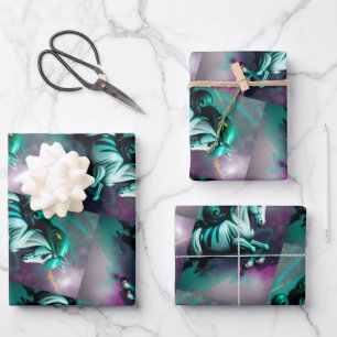 Feuille De Papier Cadeau 3D Spirit Pony 24