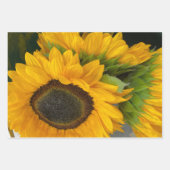 Feuille De Papier Cadeau 3rd Anniversary Sunflower (Devant 3)
