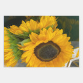 Feuille De Papier Cadeau 3rd Anniversary Sunflower (Devant 2)