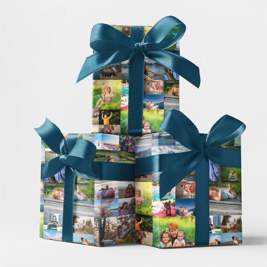 Feuille De Papier Cadeau 40 Image Photo Collage