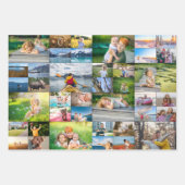 Feuille De Papier Cadeau 40 Image Photo Collage (Devant)