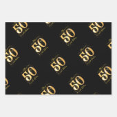 Feuille De Papier Cadeau 50 and Fabulous Custom Wrapping Paper (Devant 2)