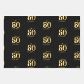Feuille De Papier Cadeau 50 and Fabulous Custom Wrapping Paper (Devant)