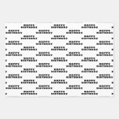 Feuille De Papier Cadeau 50 donc ce Drôle Citation Typographie 50e Annivers (Devant 3)