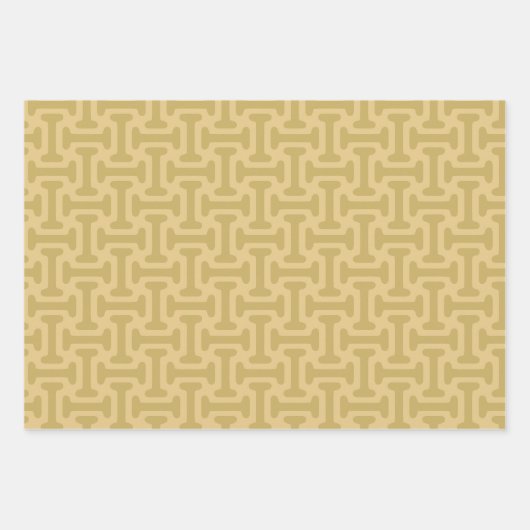 Feuille De Papier Cadeau 60s Paper Pattern (Devant 3)