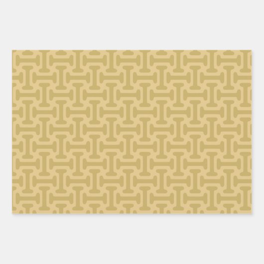 Feuille De Papier Cadeau 60s Paper Pattern (Devant 2)