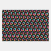 Feuille De Papier Cadeau 67 Drôle Mème Crème de glace Six sept Gen Alpha (Devant)