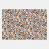 Feuille De Papier Cadeau 6 Photo Collage - motif de nid d'abeilles hexagone (Devant 3)