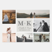 Feuille De Papier Cadeau 6 Photo Mariage Collage Nouveaux mariés (Devant 3)