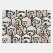 Feuille De Papier Cadeau 7 Photo Collage - motif hexagone funky (Devant 2)