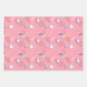 Feuille De Papier Cadeau 90s Géométrie et gigognes (Devant 3)