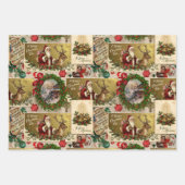 Feuille De Papier Cadeau A Happy Christmas Tide (Devant)