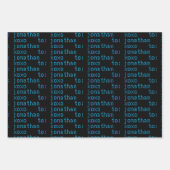 Feuille De Papier Cadeau À votre nom Computer Science Fiction (Devant 2)