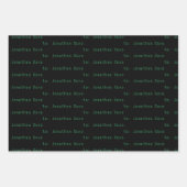 Feuille De Papier Cadeau À votre nom Computer Science Fiction (Devant)