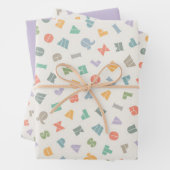 Feuille De Papier Cadeau ABC - Alphabet (En situation)