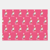 Feuille De Papier Cadeau ABC du Dr Seuss : Lettre J - Blanc | Ajouter Votre (Devant 3)