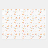 Feuille De Papier Cadeau Abeille aquarelle  (Devant 2)