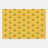 Feuille De Papier Cadeau Abeille positive ! ! (Devant 2)