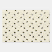 Feuille De Papier Cadeau Abeilles (Devant 3)