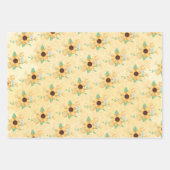 Feuille De Papier Cadeau Abeilles (Devant 2)