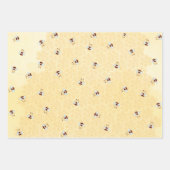 Feuille De Papier Cadeau Abeilles (Devant)