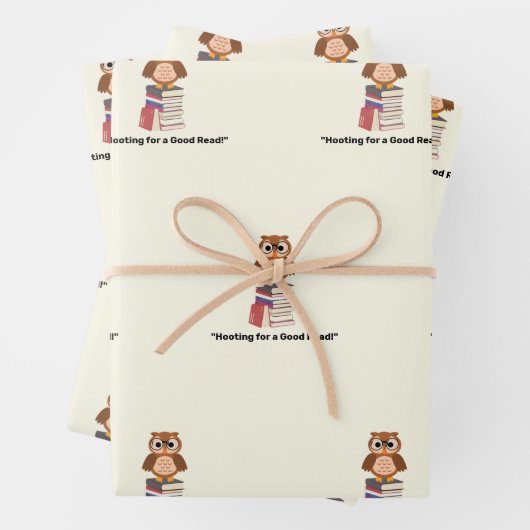 Feuille De Papier Cadeau "Abri pour une bonne lecture !" Référencement (En situation)