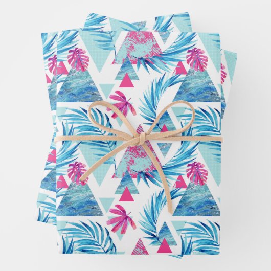 Feuille De Papier Cadeau Abstract (En situation)