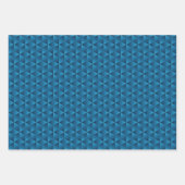 Feuille De Papier Cadeau Abstract blue (Devant 2)