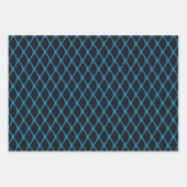 Feuille De Papier Cadeau Abstract blue (Devant)