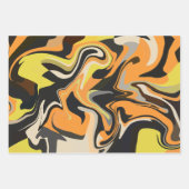 Feuille De Papier Cadeau Abstract Marble Pattern (Devant 3)