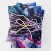 Feuille De Papier Cadeau Abstract Wraps 9 (En situation)
