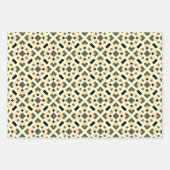 Feuille De Papier Cadeau Abstrait géométrique (Devant 2)