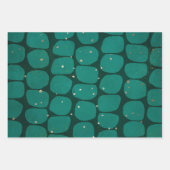 Feuille De Papier Cadeau Abstrait Motif Modish (Devant)