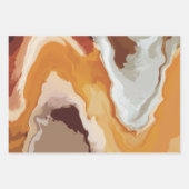 Feuille De Papier Cadeau Abstrait Pastel Paint Fox Tail Edition (Devant)