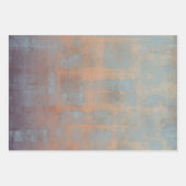 Feuille De Papier Cadeau Abstrait rustique élégant et moderne (Devant 2)