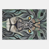 Feuille De Papier Cadeau Abstrait Shabby Chic King Lion (Devant 3)