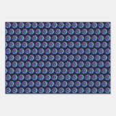 Feuille De Papier Cadeau Abstraite spirale (Devant 3)