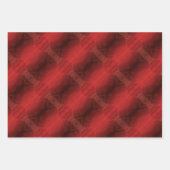 Feuille De Papier Cadeau Acceptation | Médaillons de méditation rouge (Devant 3)