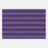 Feuille De Papier Cadeau Acceptation | Médaillons de méditation violette (Devant 3)