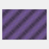 Feuille De Papier Cadeau Acceptation | Médaillons de méditation violette (Devant 3)