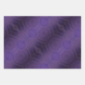 Feuille De Papier Cadeau Acceptation | Médaillons de méditation violette (Devant 2)