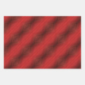 Feuille De Papier Cadeau Acceptation | Motif de Boho Eclectique Rouge (Devant 3)