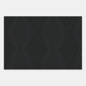 Feuille De Papier Cadeau Acceptation | Texture de saumon noir (Devant)