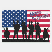 Feuille De Papier Cadeau Accueil des braves (Devant 2)