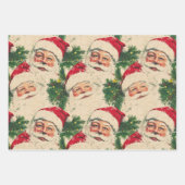 Feuille De Papier Cadeau Accueil Père Noël classique (Devant)