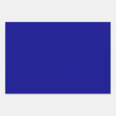 Feuille De Papier Cadeau Acier clair foncé moyen Bleu Tons 3 (Devant)